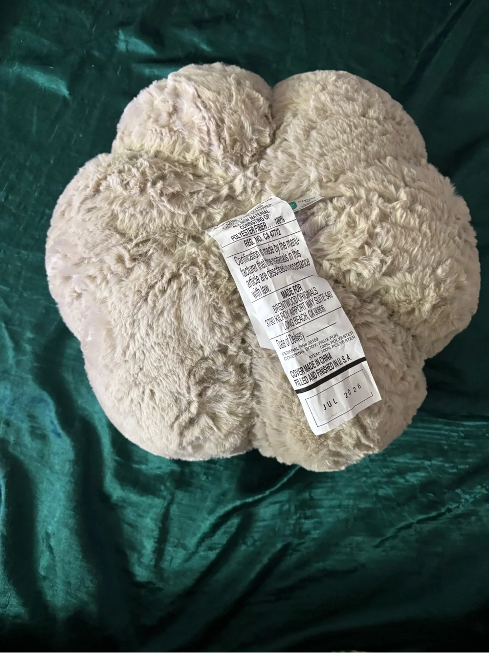 Holiday Harvest soft stuffed  Pumpkin